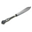 Серебряный нож для рыбы с черневым декором на фигурной ручке Черневой рисунок 40030104А05